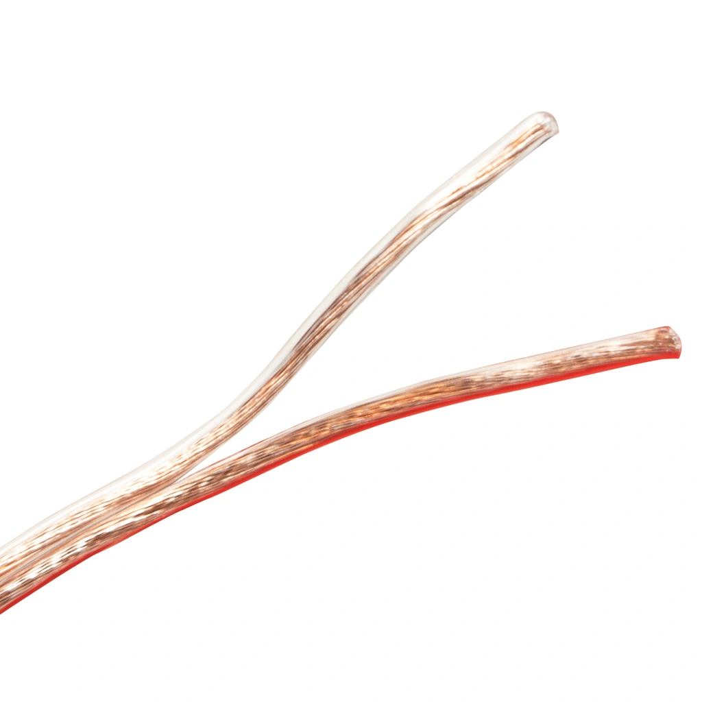 Högtalarkabel 2x2,5 mm² 100m Transparent