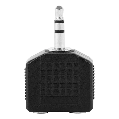 Adapter 3,5mm hane - 2 x 3,5mm honor