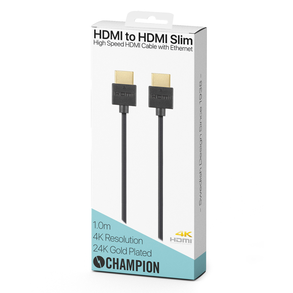 HDMI-kabel Ha-Ha SLIM 1.0m