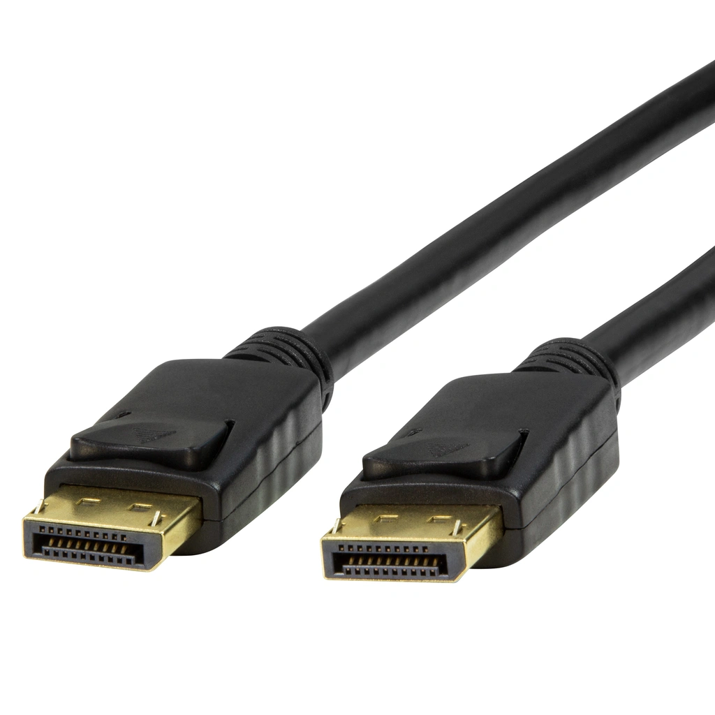 DisplayPort-kabel 1.4 4K/120 Hz, 8K/60 Hz 1m Svart