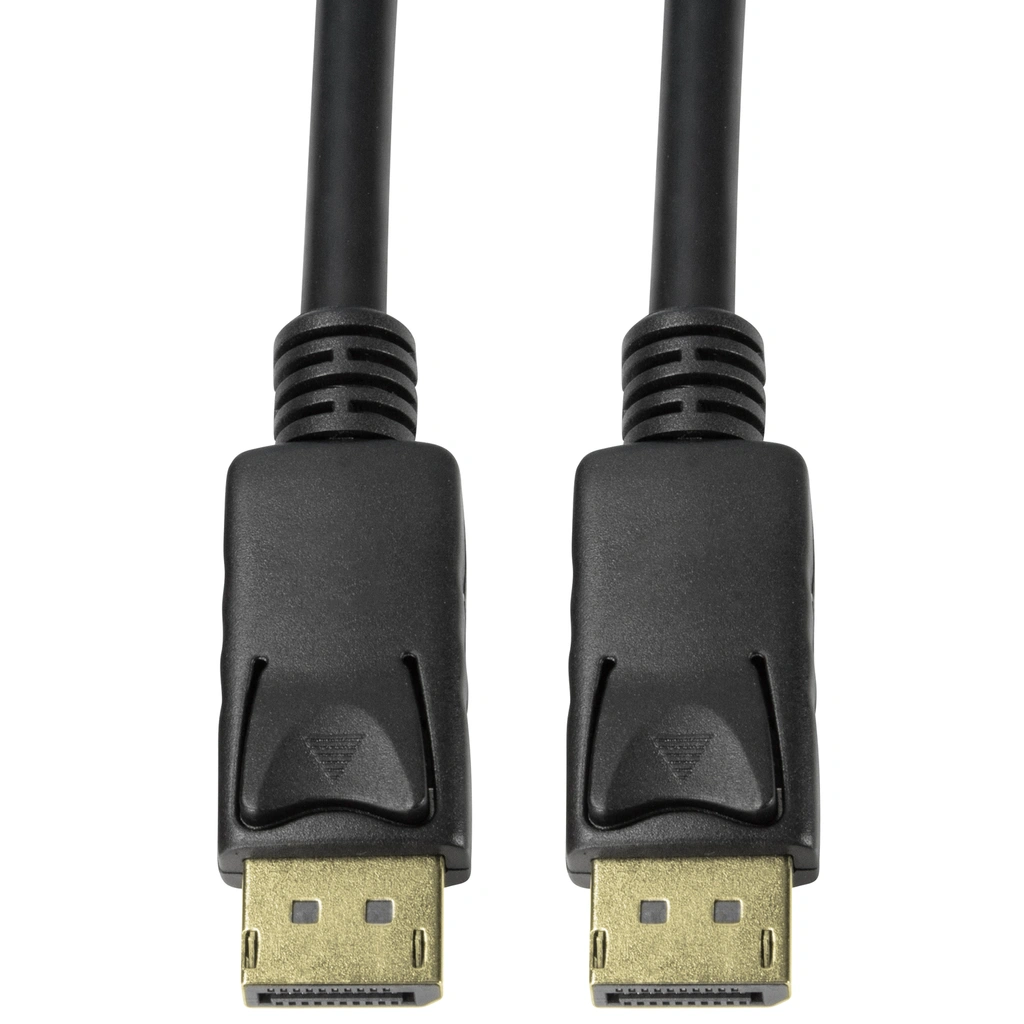DisplayPort-kabel 1.4 4K/120 Hz, 8K/60 Hz 1m Svart