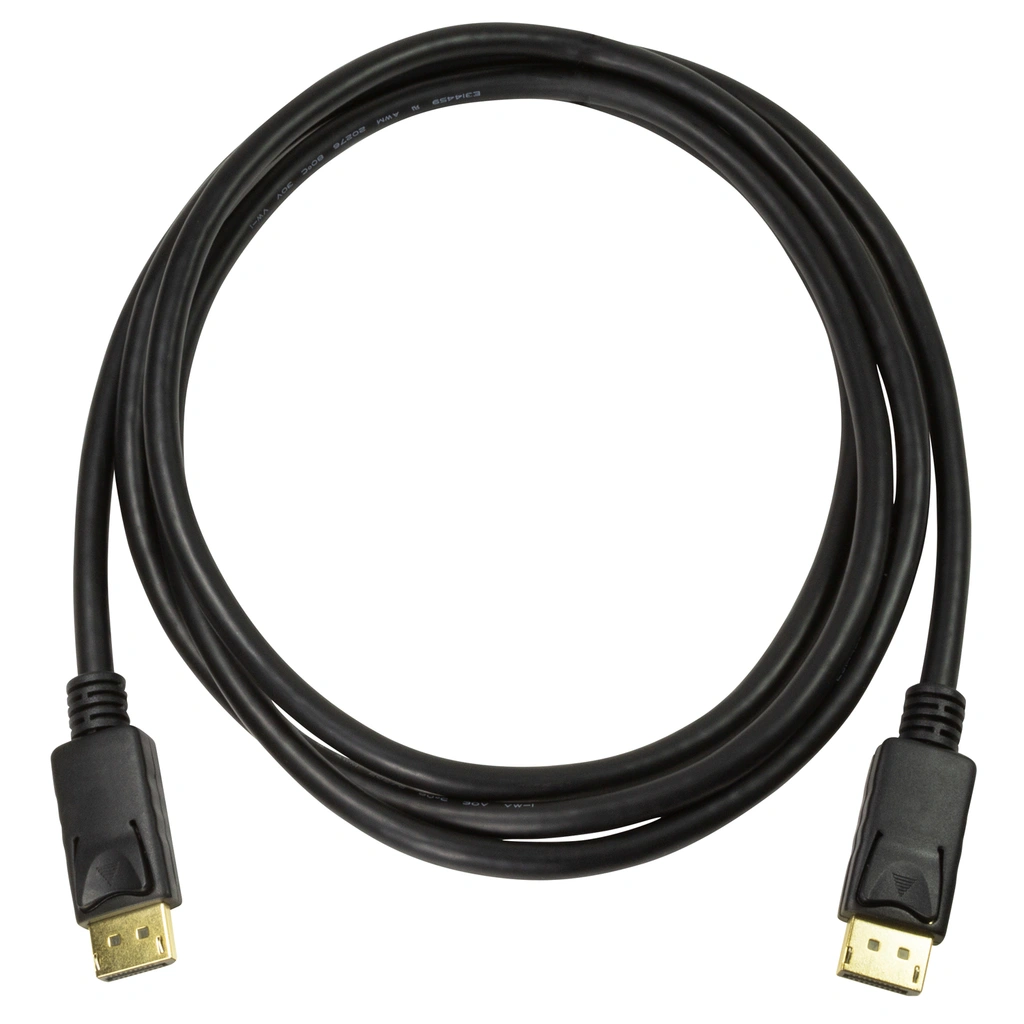DisplayPort-kabel 1.4 4K/120 Hz, 8K/60 Hz 1m Svart