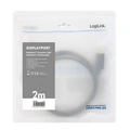 DisplayPort-kabel 1.4 4K/120 Hz, 8K/60 Hz 2m Svart