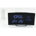 Clock radio Weather station FUR100 Black/Silver