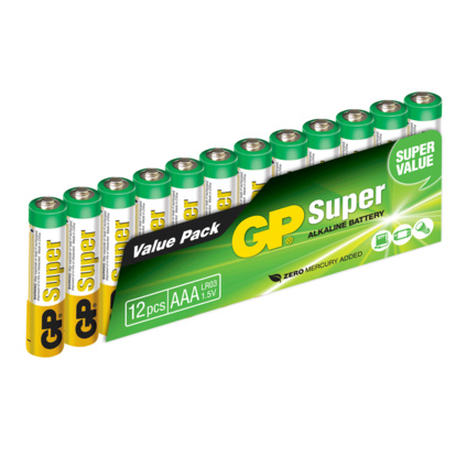 Super Alkaline AAA 12-pack