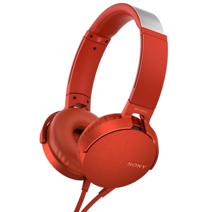 Headset MDR-XB550AP Röd