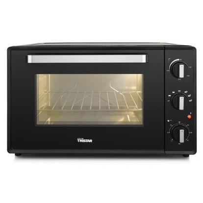 Varmluftsugn 48l Svart Timer