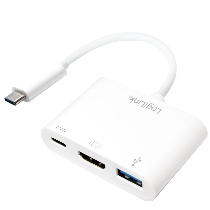 USB-C to HDMI + USB-C + USB Adapter