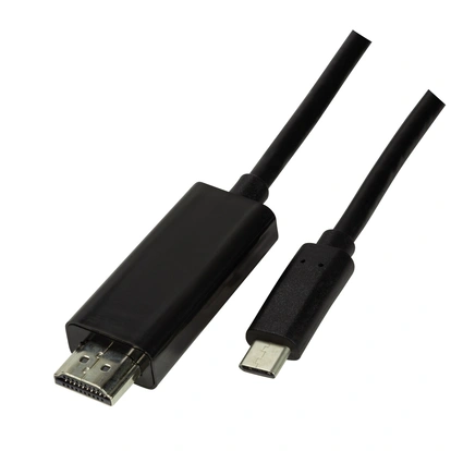 USB-C till HDMI kabel HDMI 2.0 4K/60Hz 1,8 m Svart