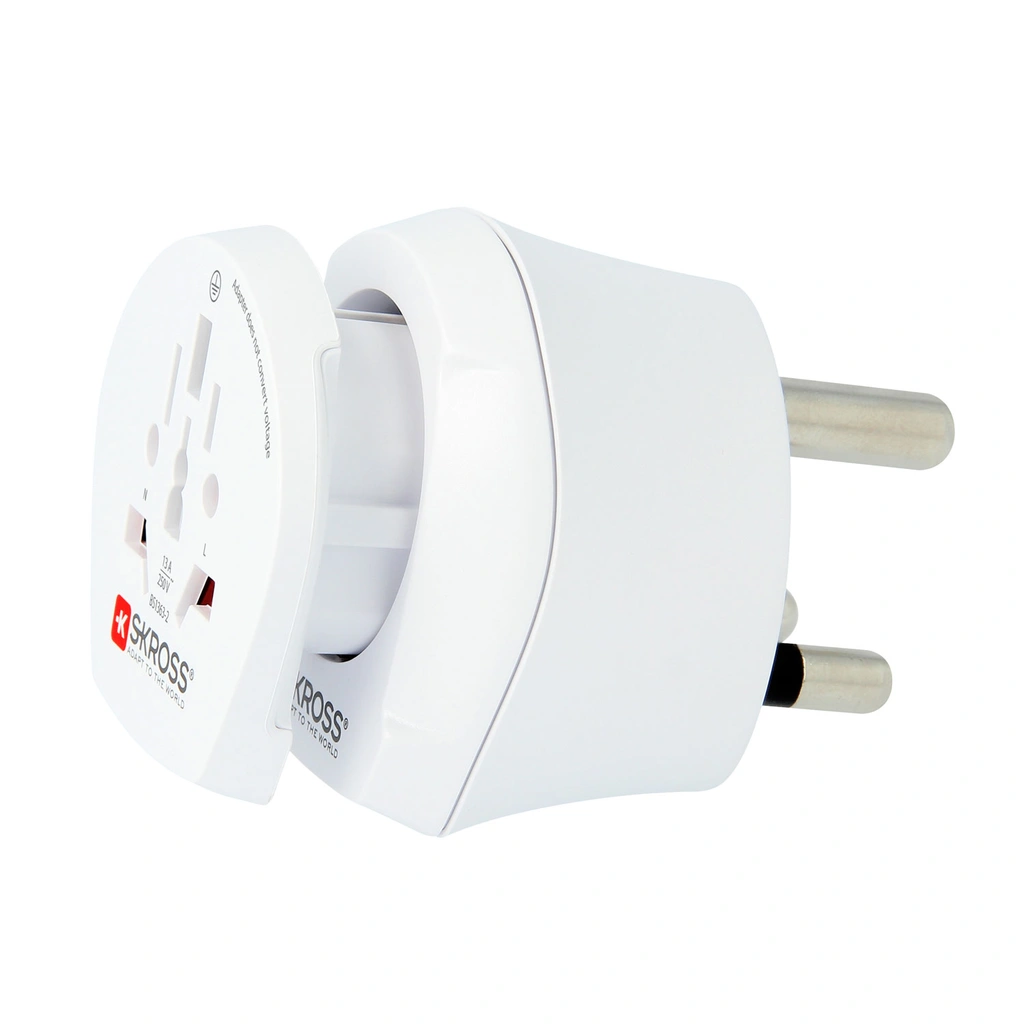 Reseadapter Combo Världen till Sydafrika + Europa Jordad