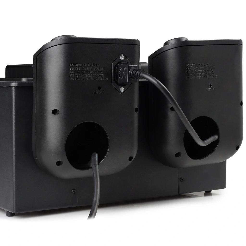 Fritös Dubbel 2x3L 2x1800W Svart