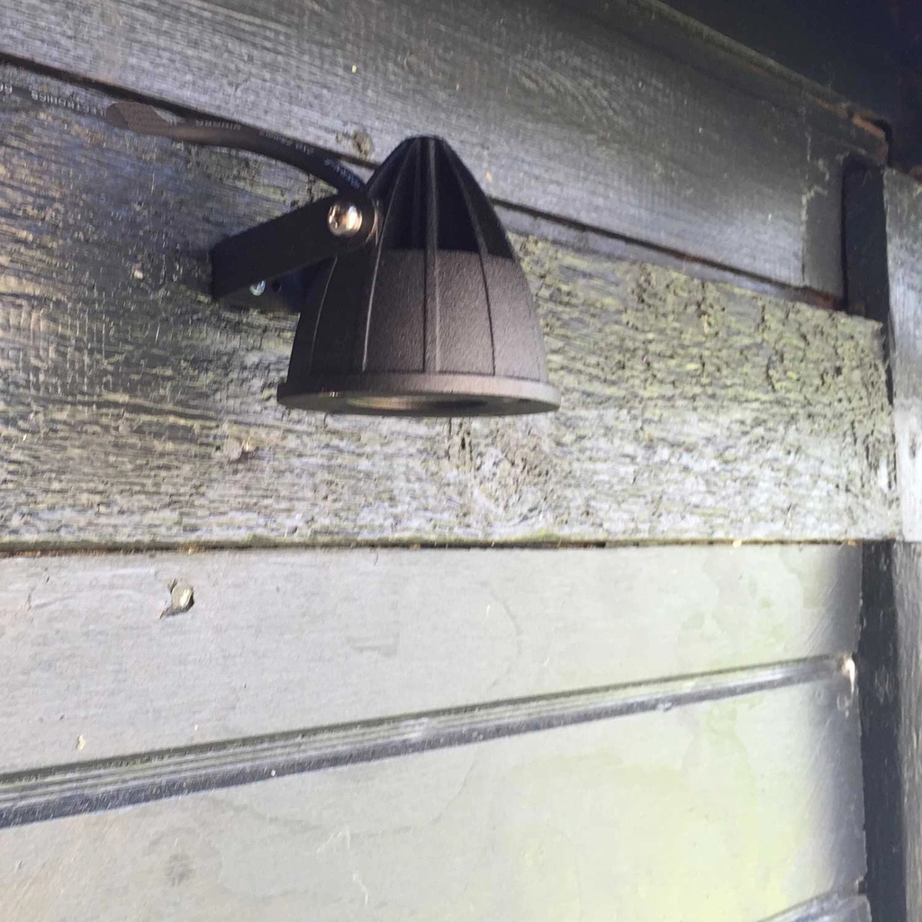 Luminus trädgårdsspot Svart