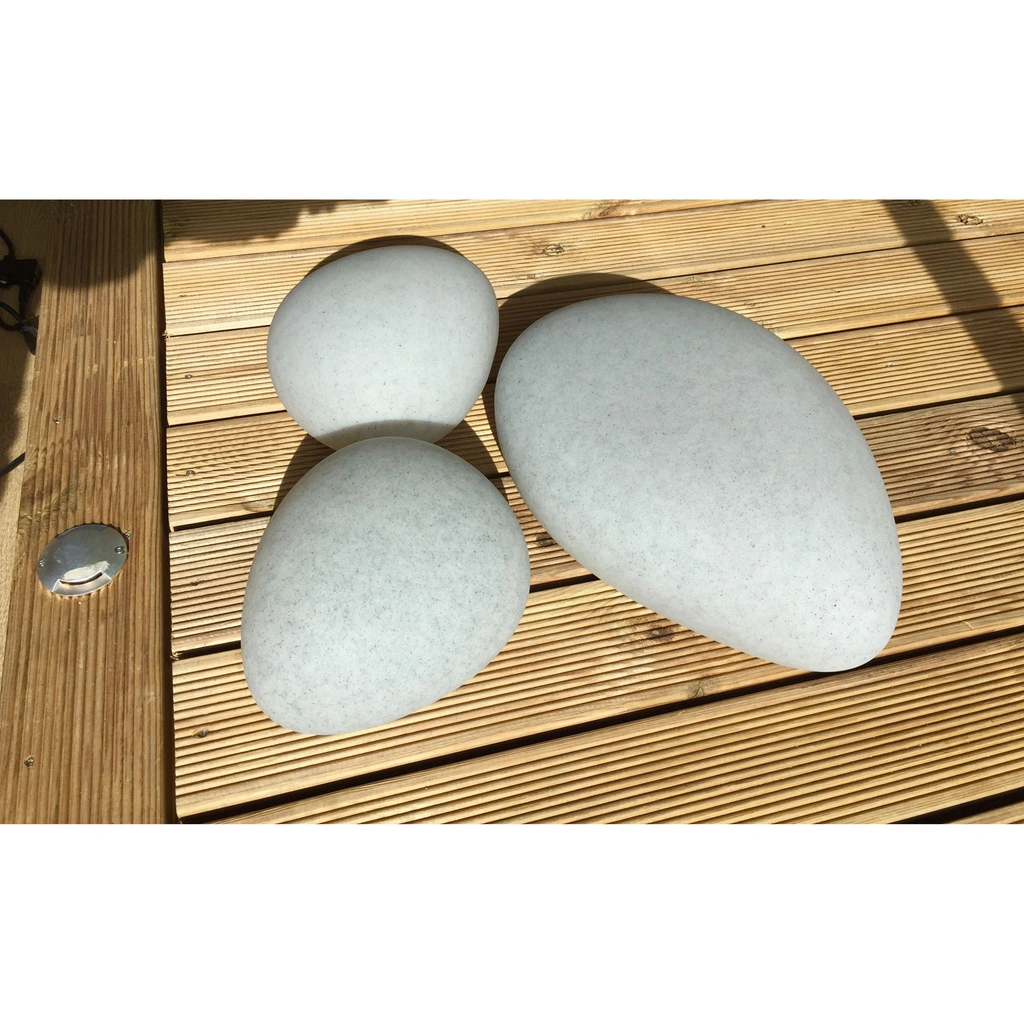 Stone XL 40 cm dekorativ sten