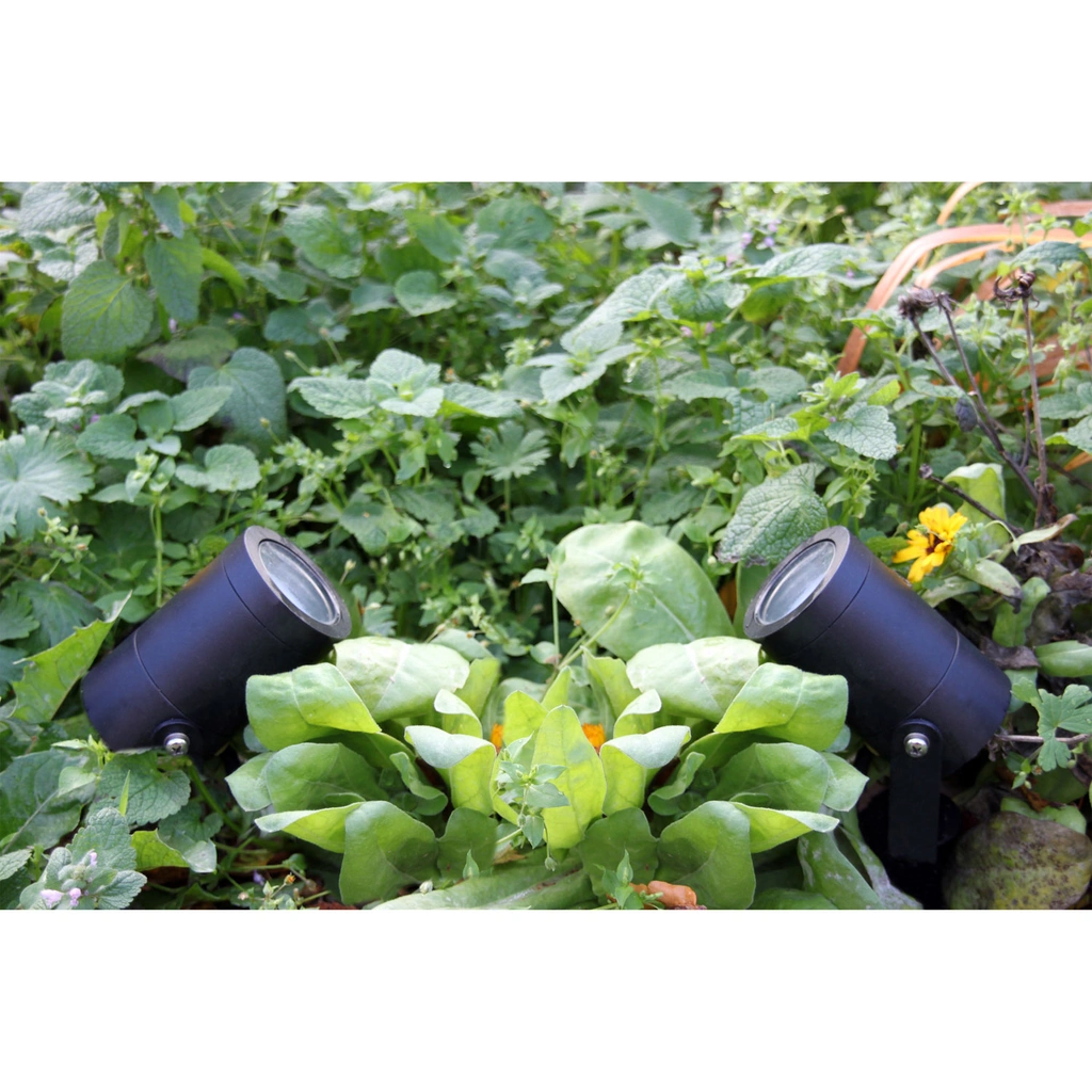 Luna Startpaket 2 x Trädgårdsspot Svart