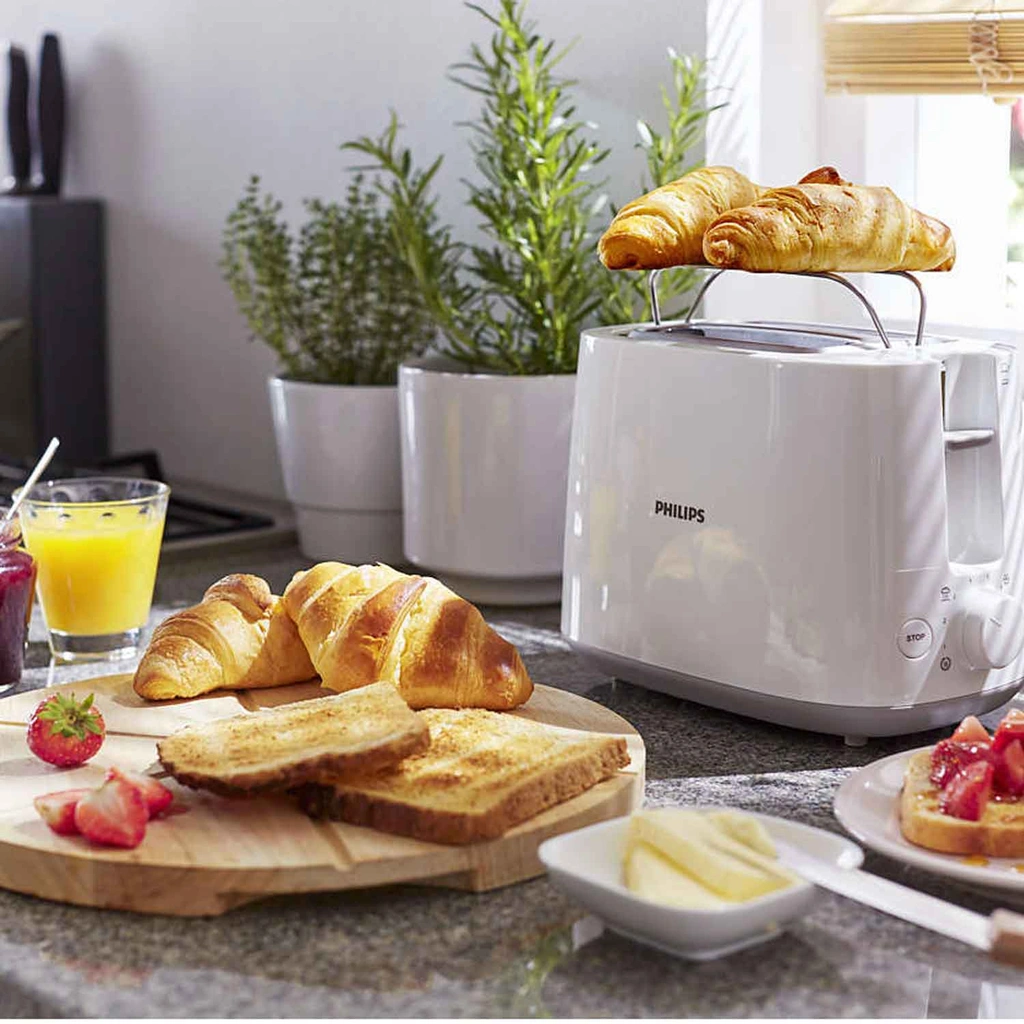 Brödrost HD2581 Vit 2Skivors