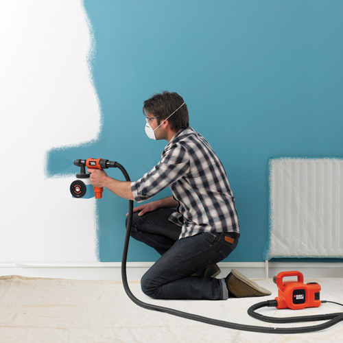 Färgspruta HVLP, golvplacerad