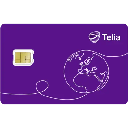 Startpaket Telia kontant Nummersatt Trippel-SIM
