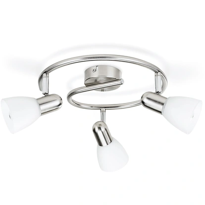 Tak-/väggspotlight Burlap Plate/spiral 3x40W 230V