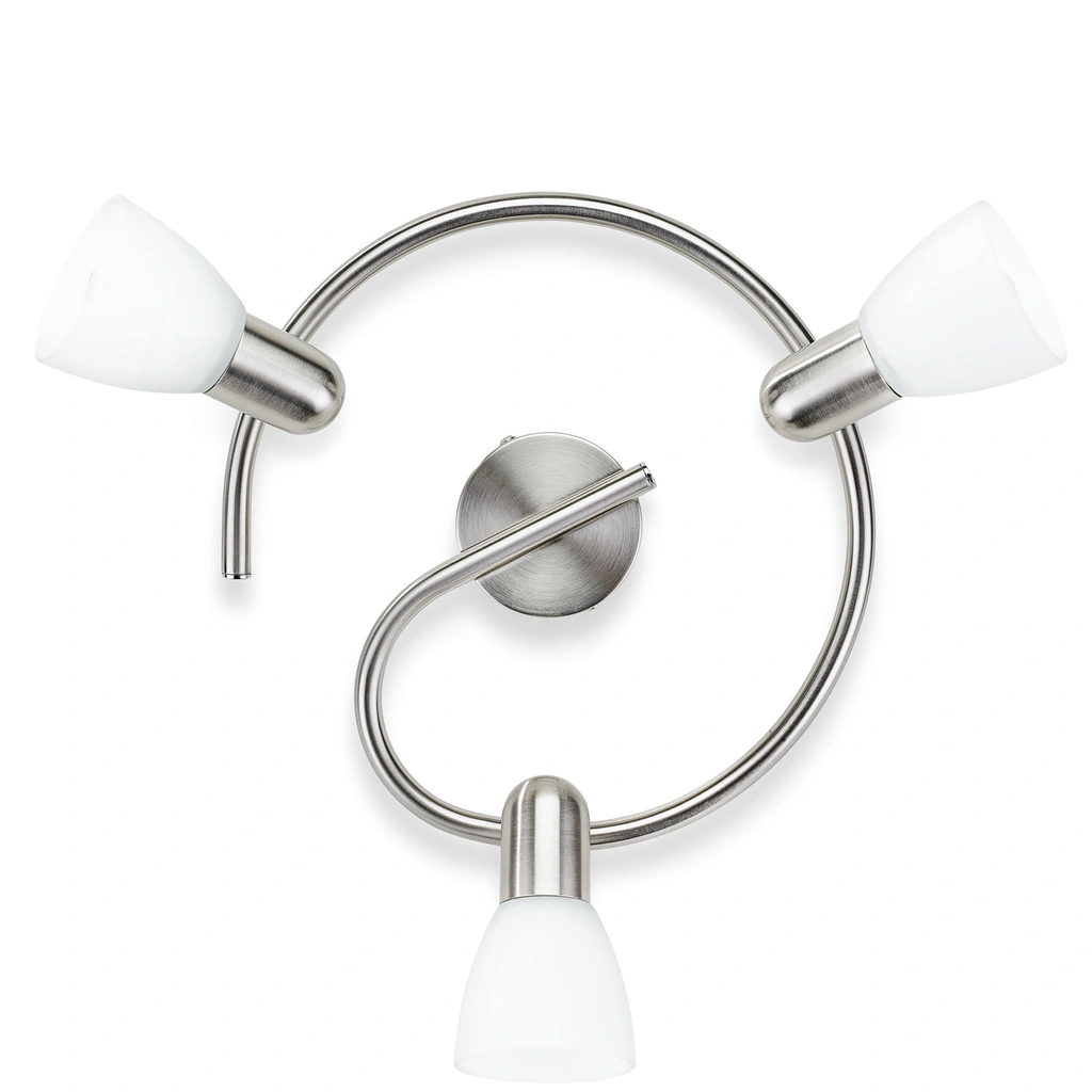 Tak-/väggspotlight Burlap Plate/spiral 3x40W 230V