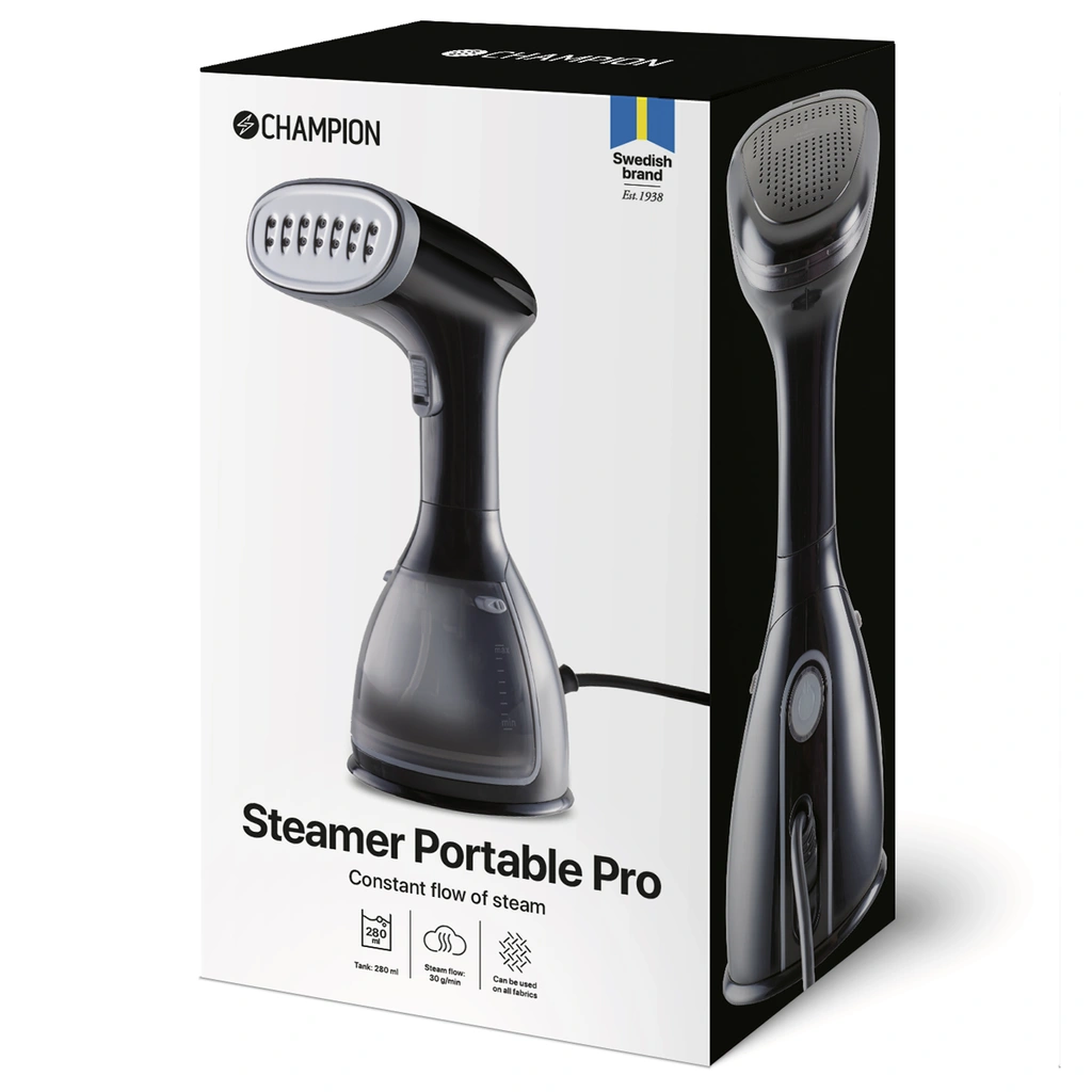 Steamer Portable Pro 1500W HS510 Svart