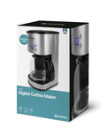 Kaffebryggare Digital 12-koppar/1,5L KB210 Rostfri