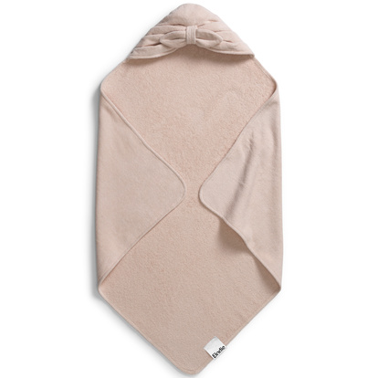 Hooded Towel - Powder Pink Bow