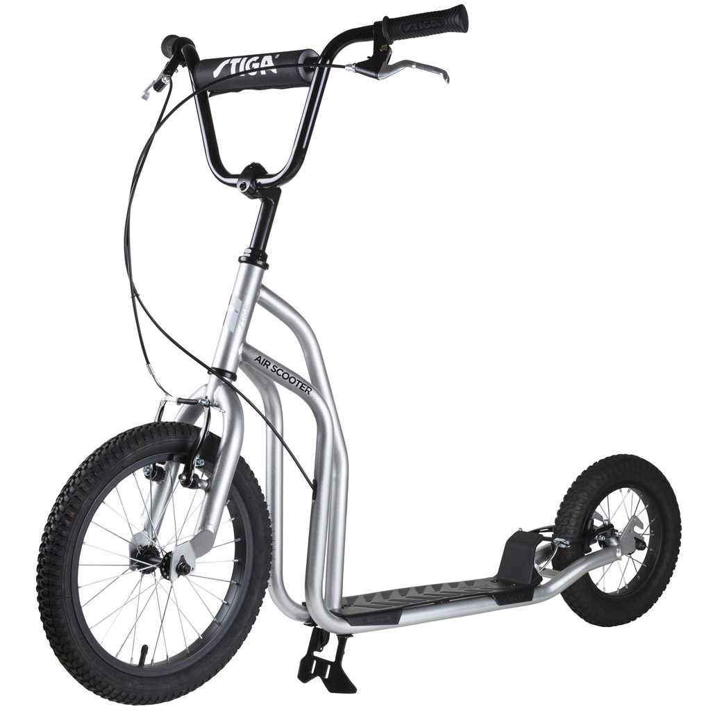 Air scooter 16" Silver  Kickbike
