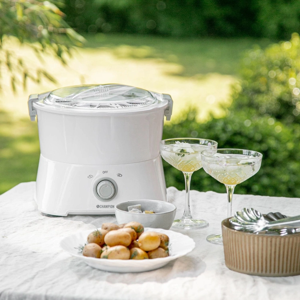 Potatisskalare 1kg m. Salladsslunga PS110 Vit