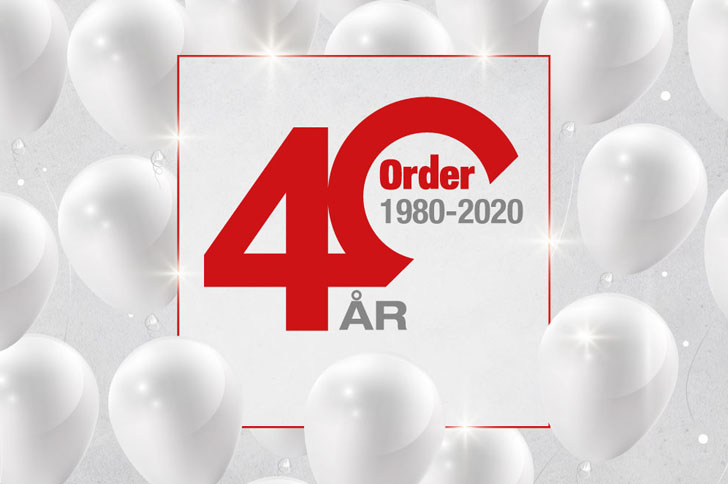 Order fyller 40 år