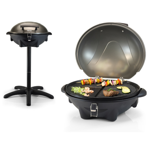 El-grill på avtagbart stativ