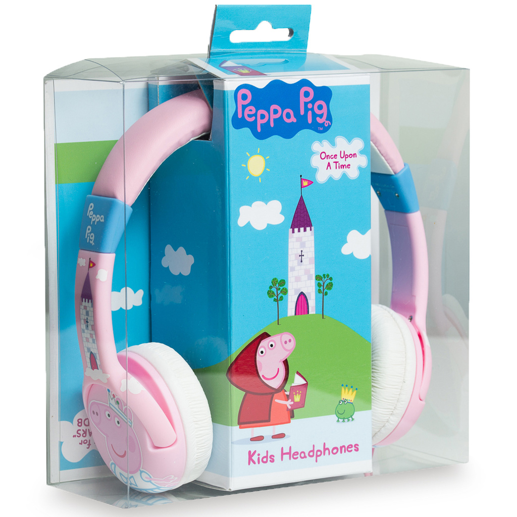 Casque Audio Junior OTL Technologies Peppa Pig - Limité à 85 DB - Pour Enfants 3-7 Ans - Design Princesse