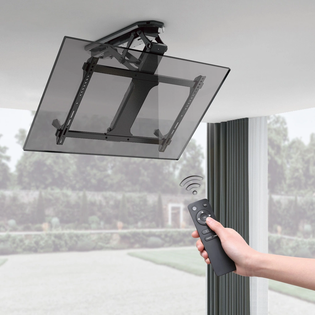 Motoriserat flipdown-takfäste för TV 32-70"