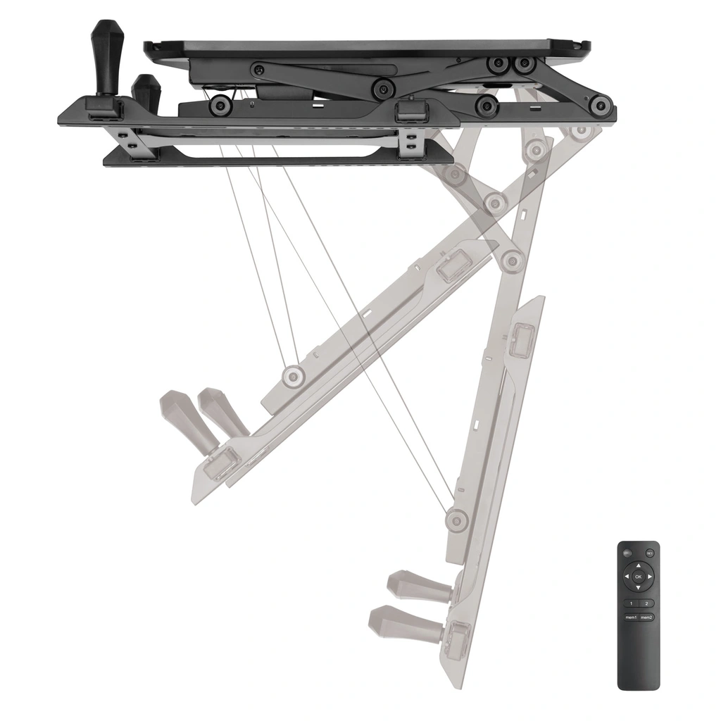 Motoriserat flipdown-takfäste för TV 32-70"