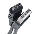 Ladd-/Synk USB -> USB-C Max 15W 1 m Svart