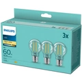 3-pack LED E27 Normal Klar 60W 806lm