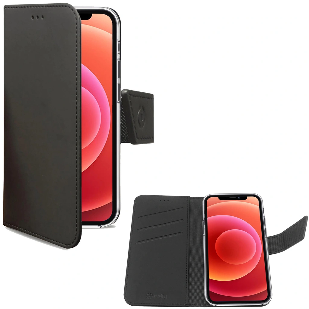 Wallet Case iPhone 12 / 12 Pro Svart