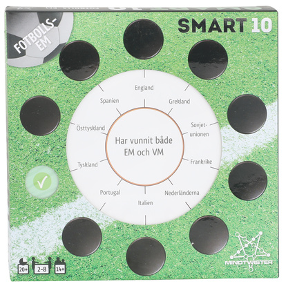 Smart10 Frågekort Fotbolls EM