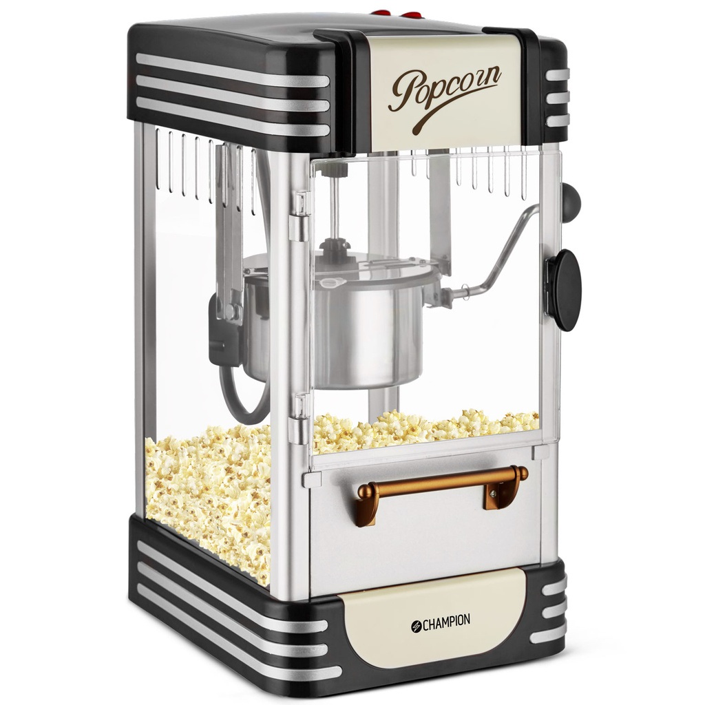 Popcornmaskin Retro XL Svart