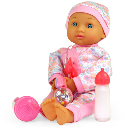 Soft doll 35cm w/magnetic accessories