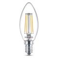 6-pack LED E14 Kron 4W (40W) Klar 470lm