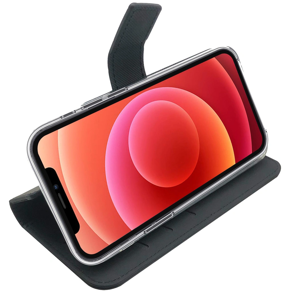 Wallet Case iPhone 12 / 12 Pro Svart