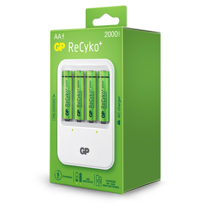 ReCyko PB420 Batteriladdare inkl 4xAA 2000mAh