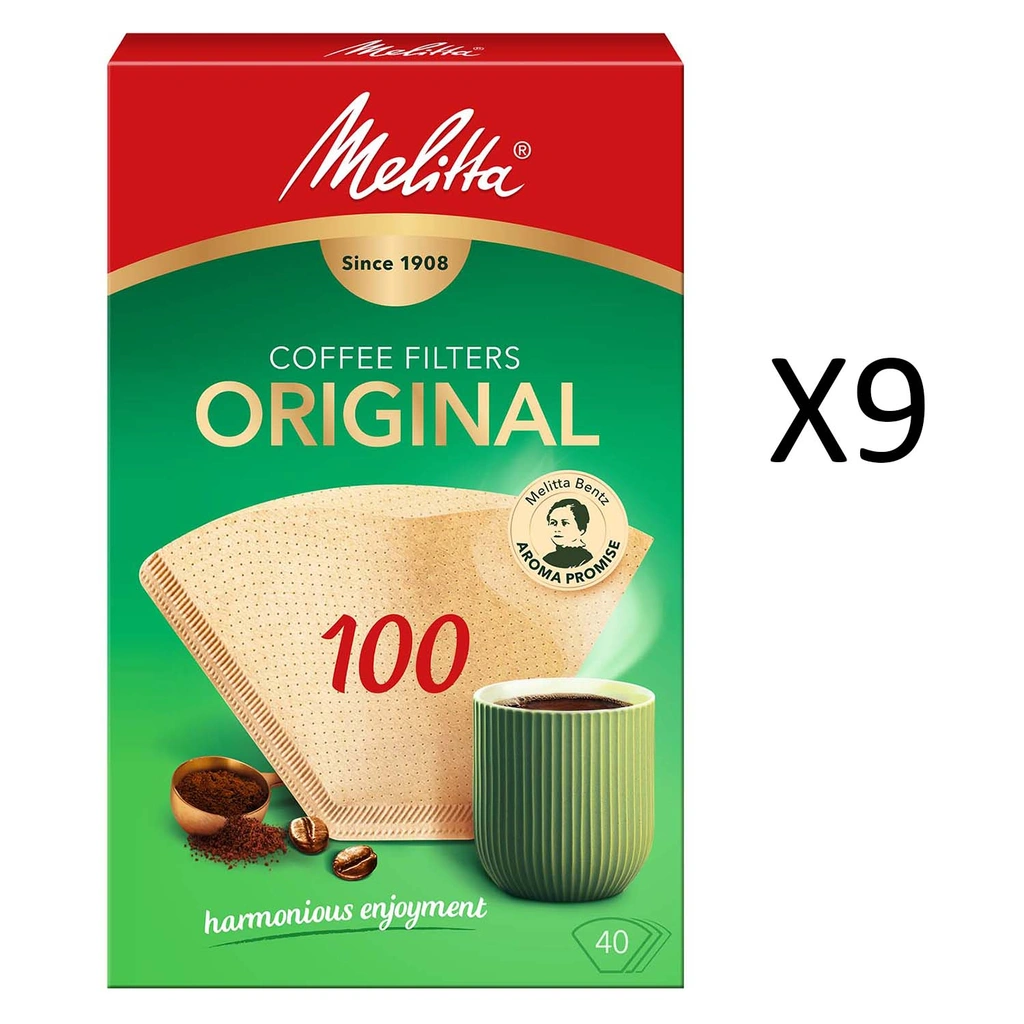Kaffefilter 100 40pack  9st DFP