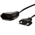 Extension cable Ungrounded Euro CEE 7/16 3m Black