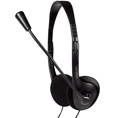 PC-headset Stereo m mikrofon 2x3,5mm-kontakt