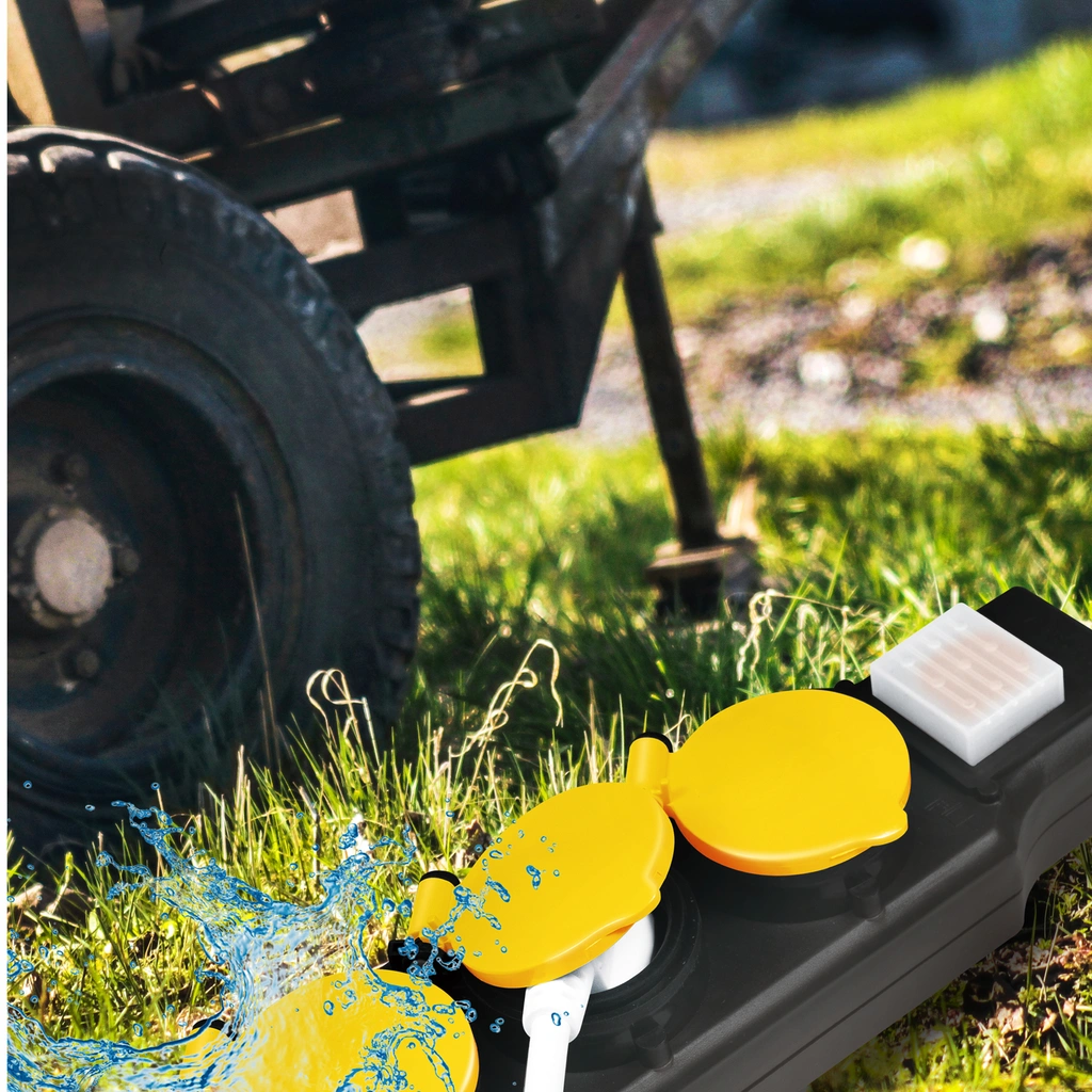 Grenuttag 5-vägs Utomhusbruk med brytare IP44