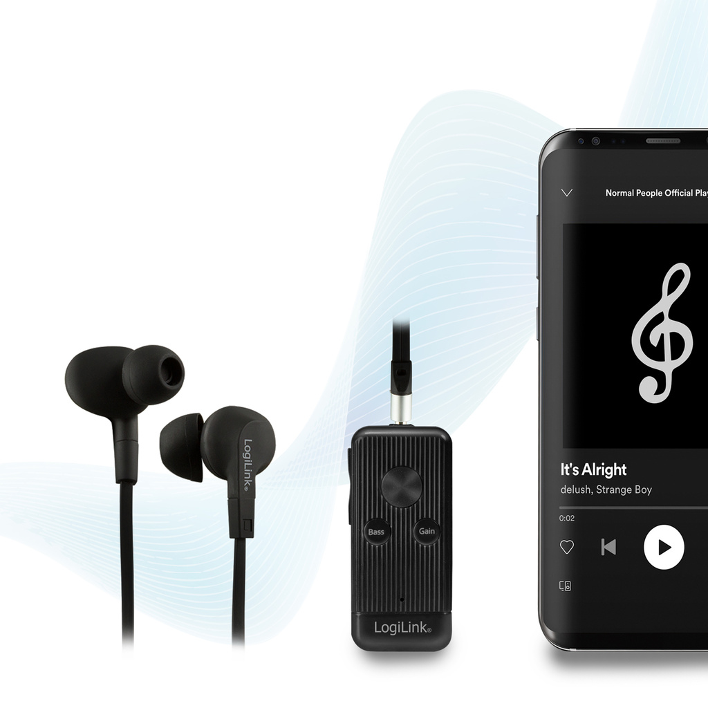 Stereo Bluetooth 5.0 audio-mottagare