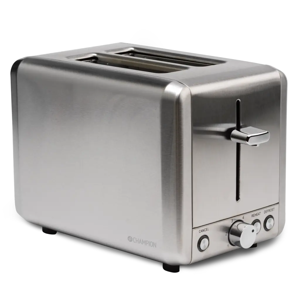 Brödrost 2 skivor 925W BR220 Rostfri