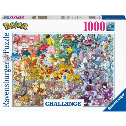 Pussel Challenge Puz.-Pokémon 1000p