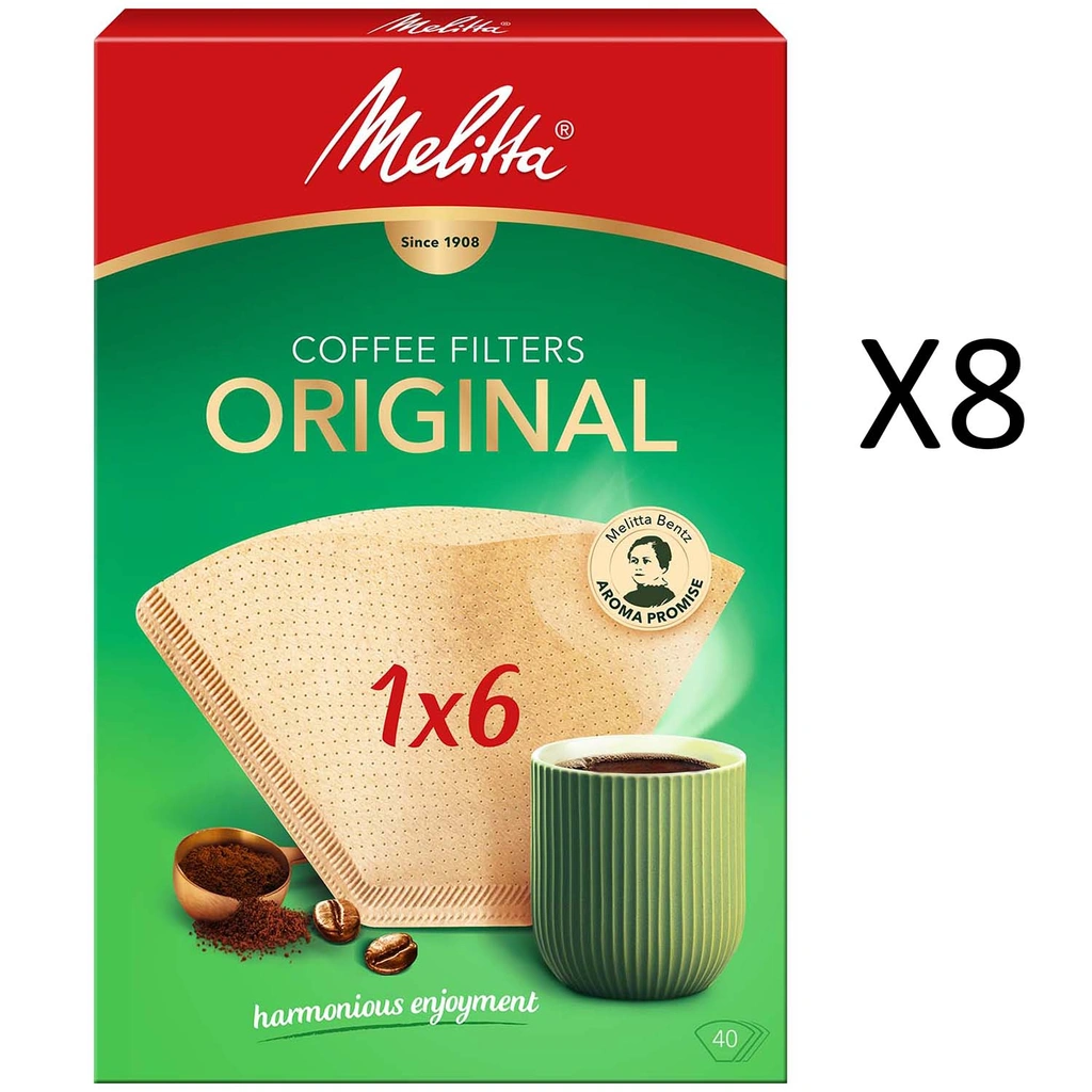 Kaffefilter 1X6 40pack (Obs 8 DFP)